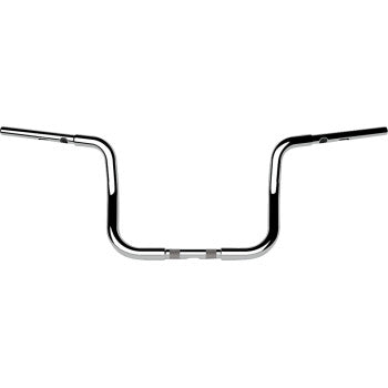 LA CHOPPERS Handlebar - Twin Round - 1-1/4" x 10" - Chrome  Glide   2024 LA-7347-10