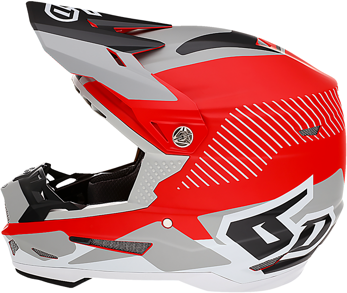 6D ATR-2 Helmet - Fusion - Red - 2XL 12-2939