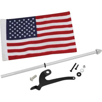 SHOW CHROME Flag Pole - Left - Chrome - Can-Am RT/F3 41-210L