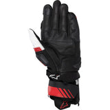 ALPINESTARS GP Plus R V3 Leather Gloves - Black/White/Bright Red - Medium 3550825-1304-M