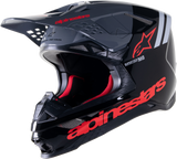 ALPINESTARS Supertech M8 Helmet - Radium 2 - MIPS® - Gloss Black/Neon Red - XS 8301523-1397-XS