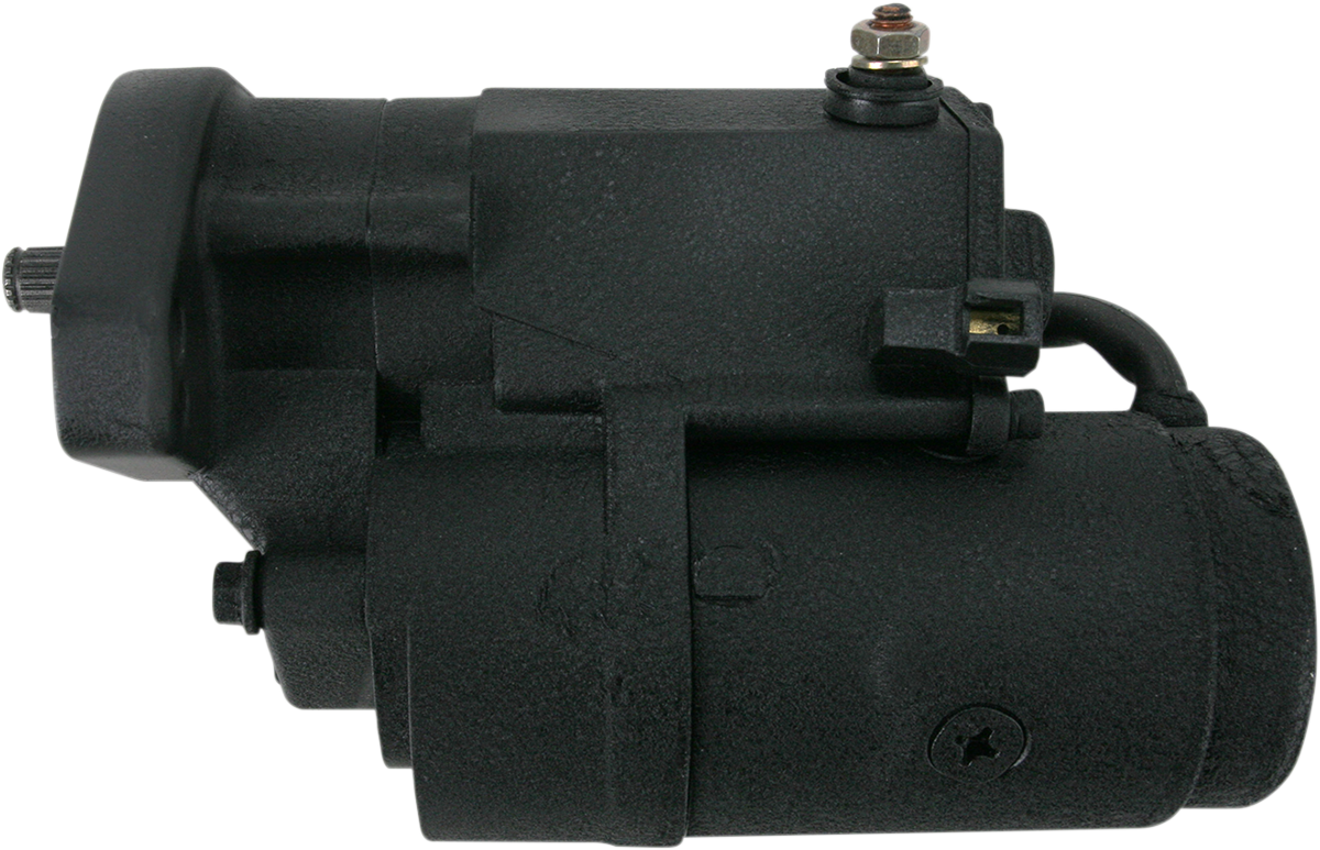 TERRY COMPONENTS Starter Motor - Harley Davidson - Black Wrinkle 773594