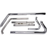 COBRA Speedster Slashdown Exhaust - Chrome - Softail 2007-2011 6851