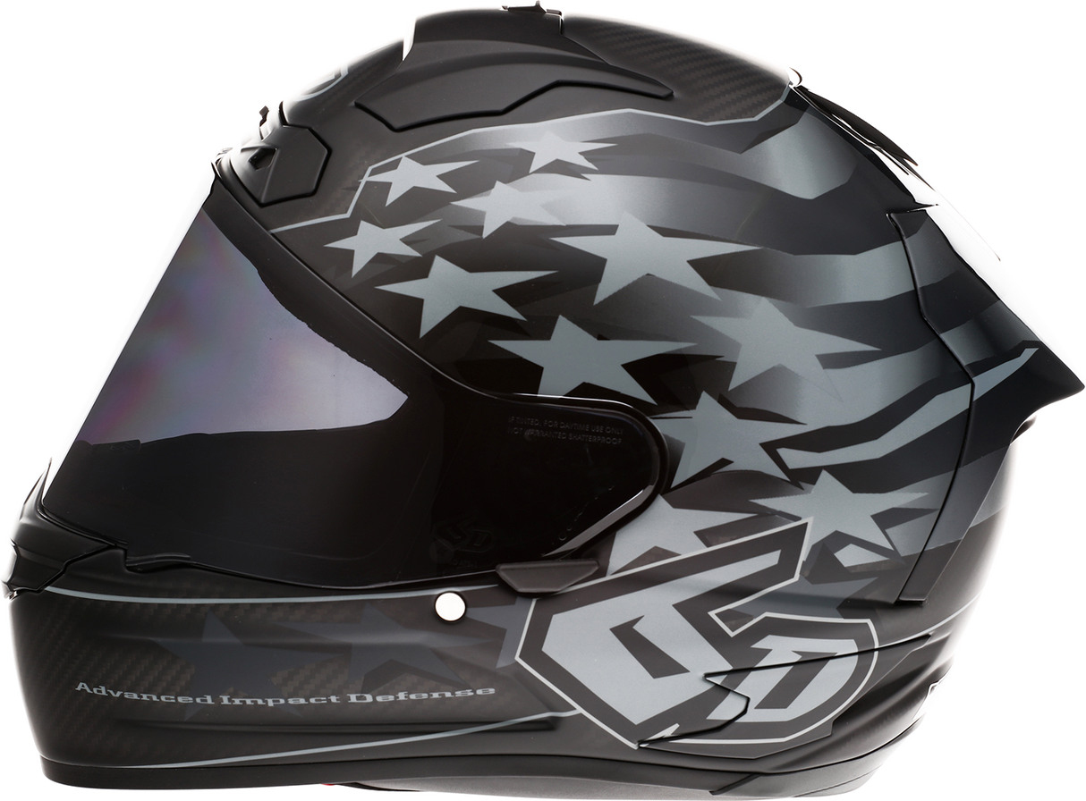 6D ATS-1R Helmet - Patriot - Black - Medium 30-0606