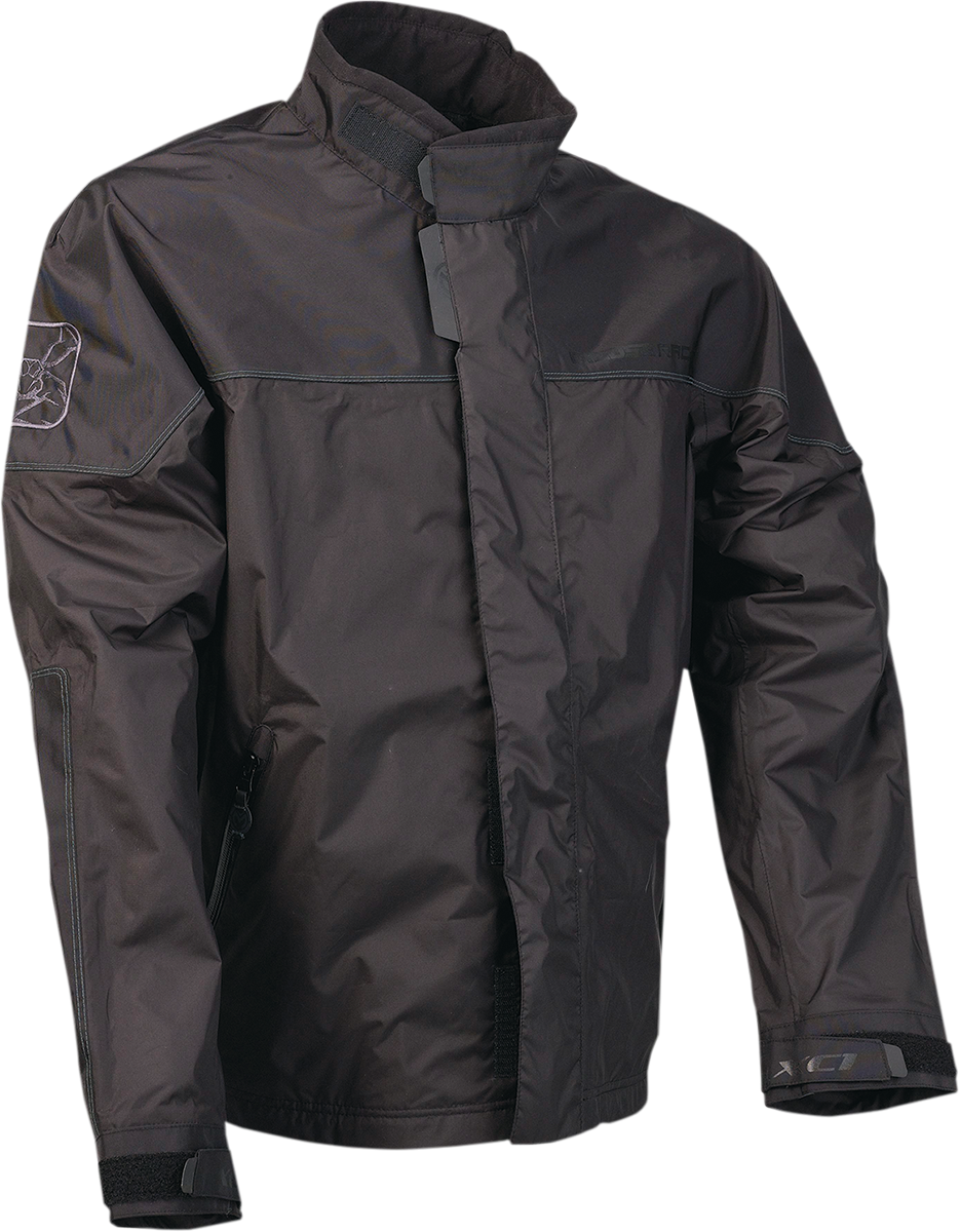 MOOSE RACING XC1 Rain Jacket - Black - Large 2920-0667