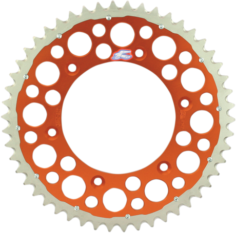 RENTHAL Twinring™ Rear Sprocket - 48 Tooth - Orange 2240-520-48GPOR