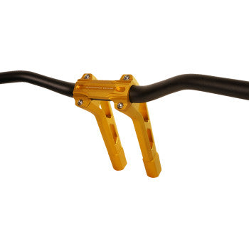 PERFORMANCE MACHINE (PM) Handlebar Assembly - Internal Wiring - Gold Ops  0208-2195M-SMG