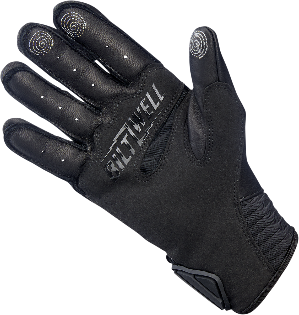 BILTWELL Bridgeport Gloves - Black Out - Large 1509-0101-304