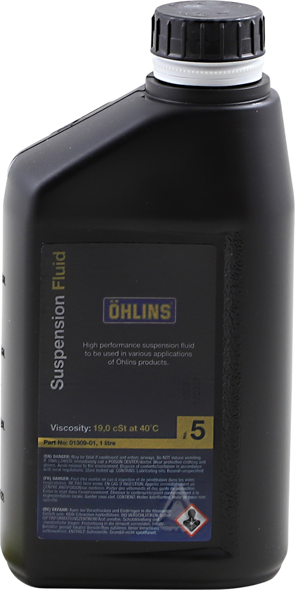 OHLINS Road and Track Suspension Fluid - 5wt - 1L 01309-01