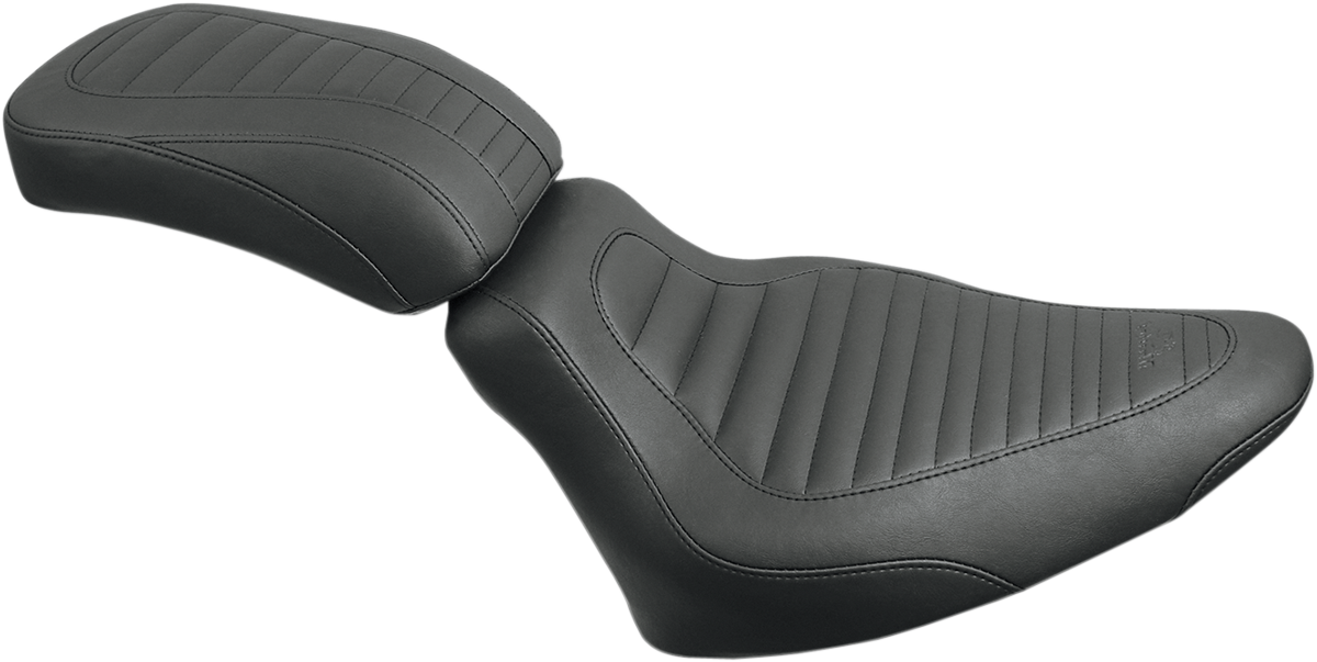 MUSTANG Tripper Rear Seat - Tuck and Roll - FLST '08-'17 76737