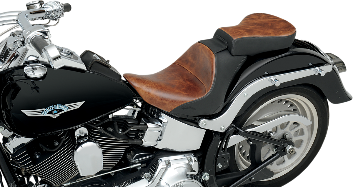 SADDLEMEN Pillion Pad - Lariat - Brown 806-12-016B