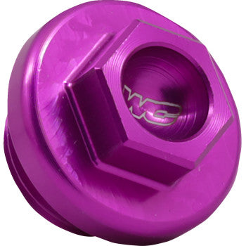 WORKS CONNECTION  Oil Fill Plug - Purple - Kawasaki/Suzuki 24-P194