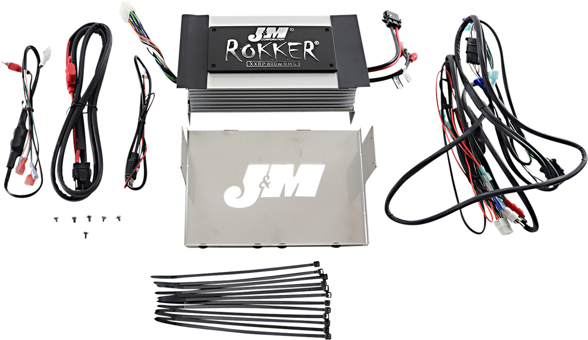 J & M 800w 4-Channel Rokker Amplifier - '05-'13 FLHTCU FLHTK JAMP-800HC06ULP