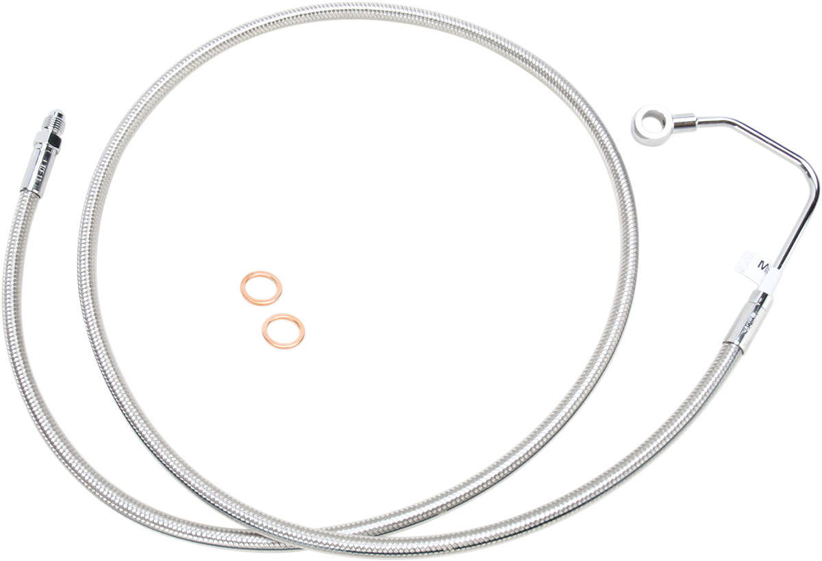 MAGNUM Mid Brake Line - ABS - Polished Stainless 57011