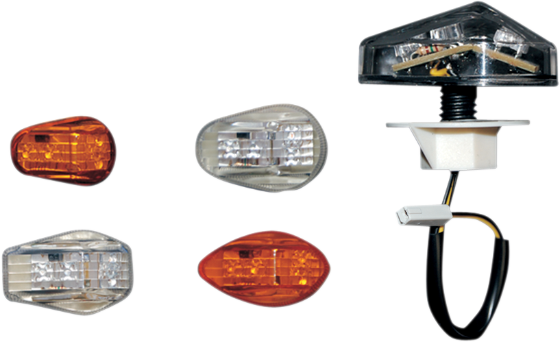 COMPETITION WERKES LED Marker Lights - Kawasaki - Amber FK11-AMB