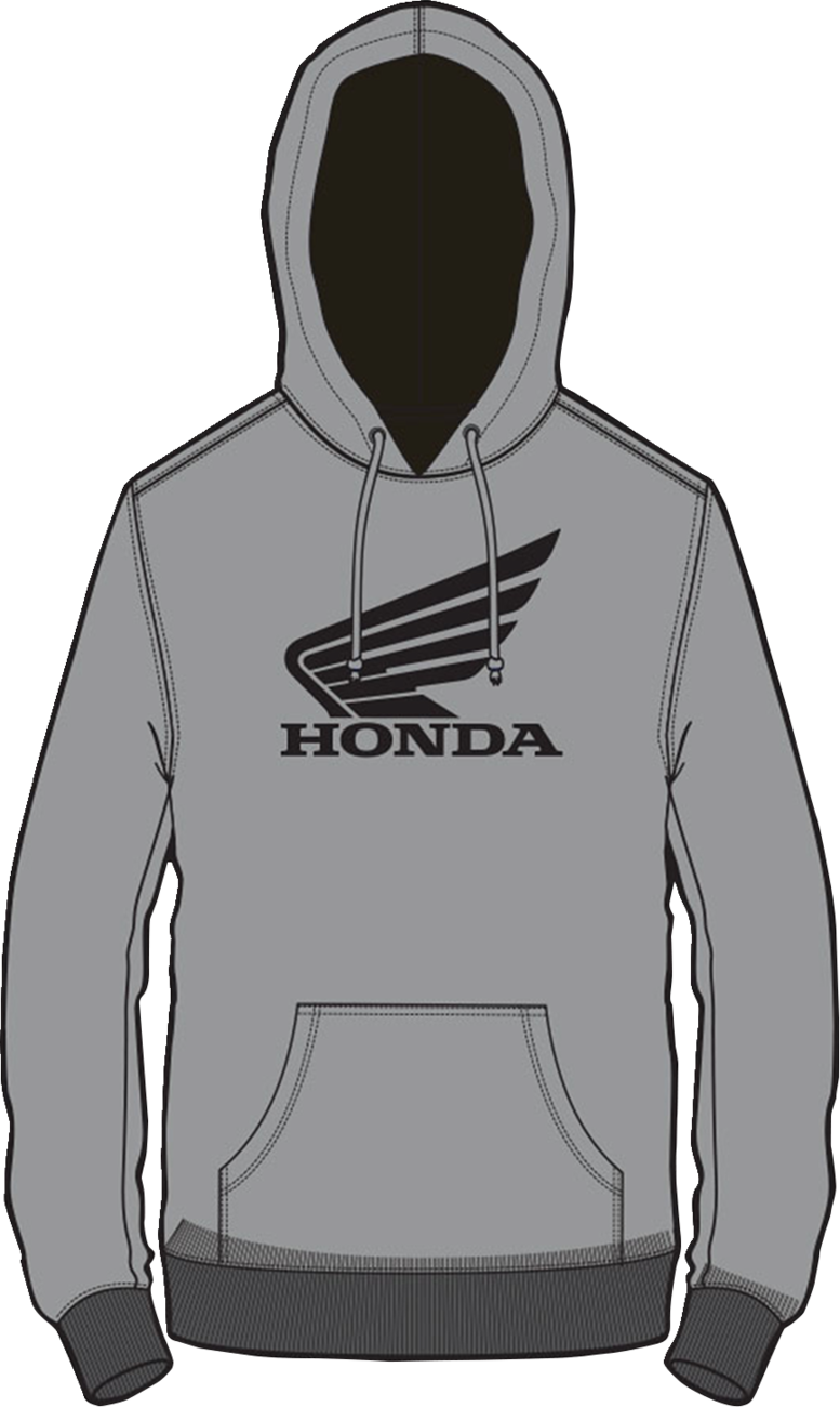 D'COR VISUALS Honda Wing Sweatshirt - Gray - XL 85-204-4