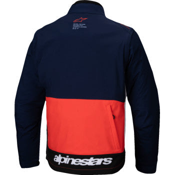 ALPINESTARS Lite-Dura Softshell Jacket - Navy/Orange/White - 3XL 3700225-7162-3X