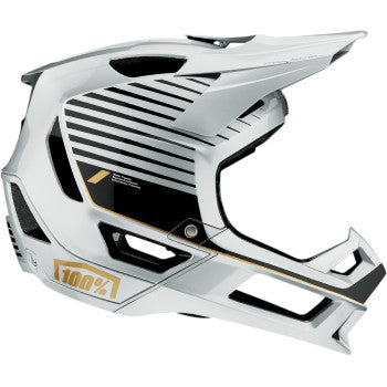 100% Trajecta Helmet - Fidlock - Ranelagh - Silver - Small 80003-00013