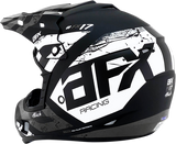 AFX FX-17 Helmet - Attack - Matte Black/Silver - Medium 0110-7144