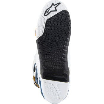 ALPINESTARS Arlington LE Tech 10 Boots - White/Blue/Gold - US 11 2010020-262-11