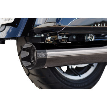 S&S CYCLE 2-into-1 Lava Chrome Sidewinder Exhaust System - 49-State 550-1086