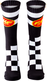 FMF Checker Socks - 2 pack - One Size HO20194902AST 3431-0685