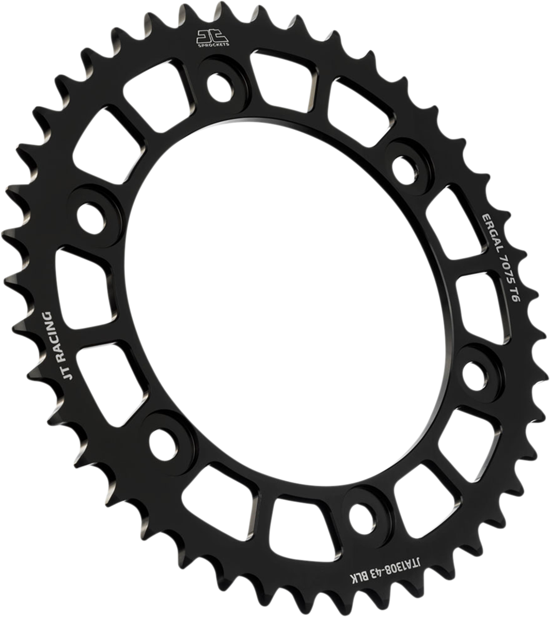 JT SPROCKETS Rear Sprocket - Honda - Black - 43-Tooth JTA1308.43BLK