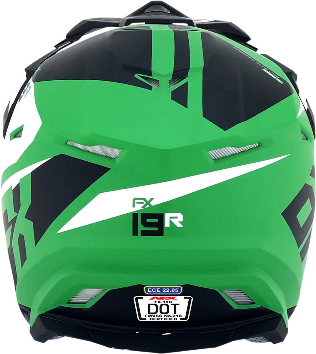 AFX FX-19R Helmet - Racing - Matte Green - Large 0110-7080