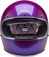 BILTWELL Gringo Helmet - Metallic Grape - 2XL 1002-339-506