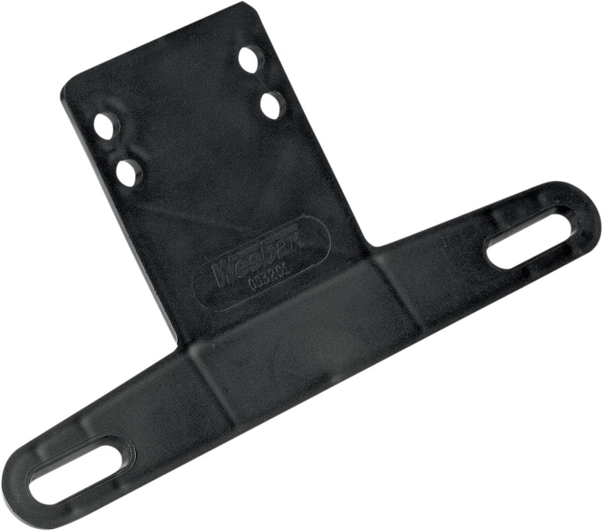 WESBAR License Plate Bracket - Black 3211