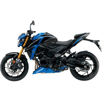 STOMPGRIP Traction Pad Tank Grips - Volcano - Black - GSX-S 750/Z 55-10-0151B