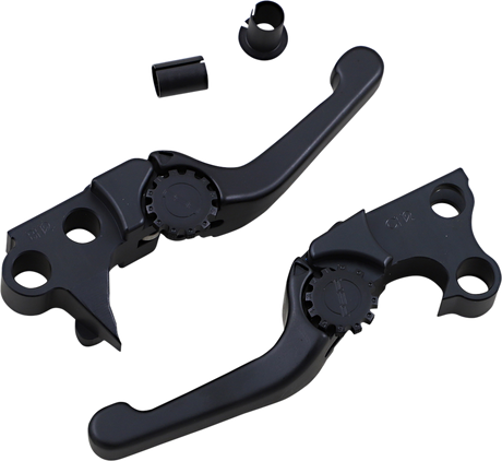 POWERSTANDS RACING Lever Set - Anthem - Shorty - Black 12-01651-22