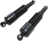 EMGO Custom Shorty Shocks with Shroud - Black Body/Black Spring Finish - Eye Lowering 17-05693B