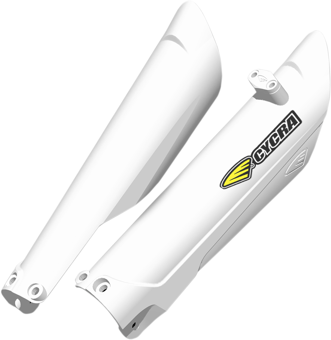 CYCRA Fork Guards - White 1CYC-6905-42