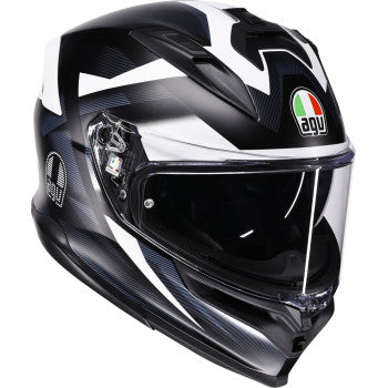 AGV Helmet K7 Glimpse Matte Black/White Lg 2118399004-016-L
