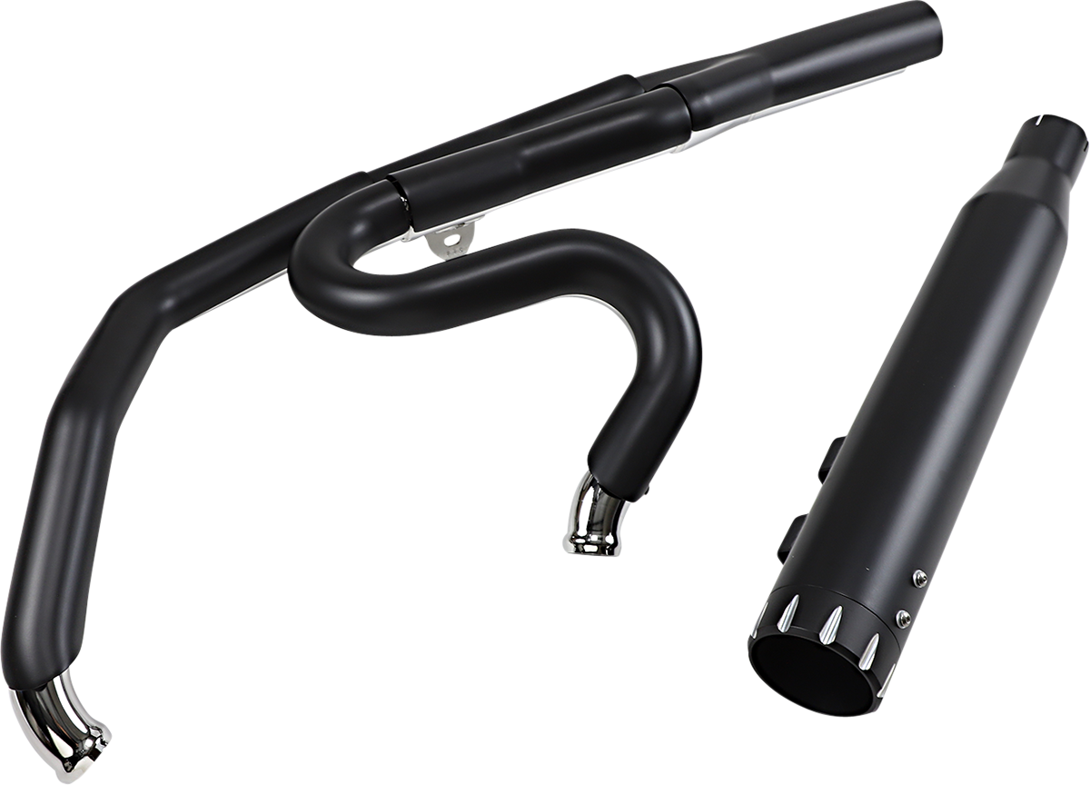 BASSANI XHAUST 2:1 High Horsepower Exhaust - Black 1F78TB