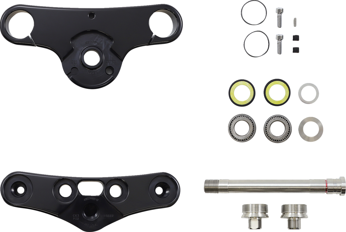 HAWG HALTERS Triple Tree Kit - Black - 49 mm 49WGAR6-ST18