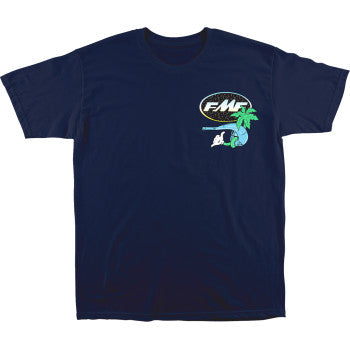 FMF Day-Glo T-Shirt - Navy - Small SU25118901NVYSM