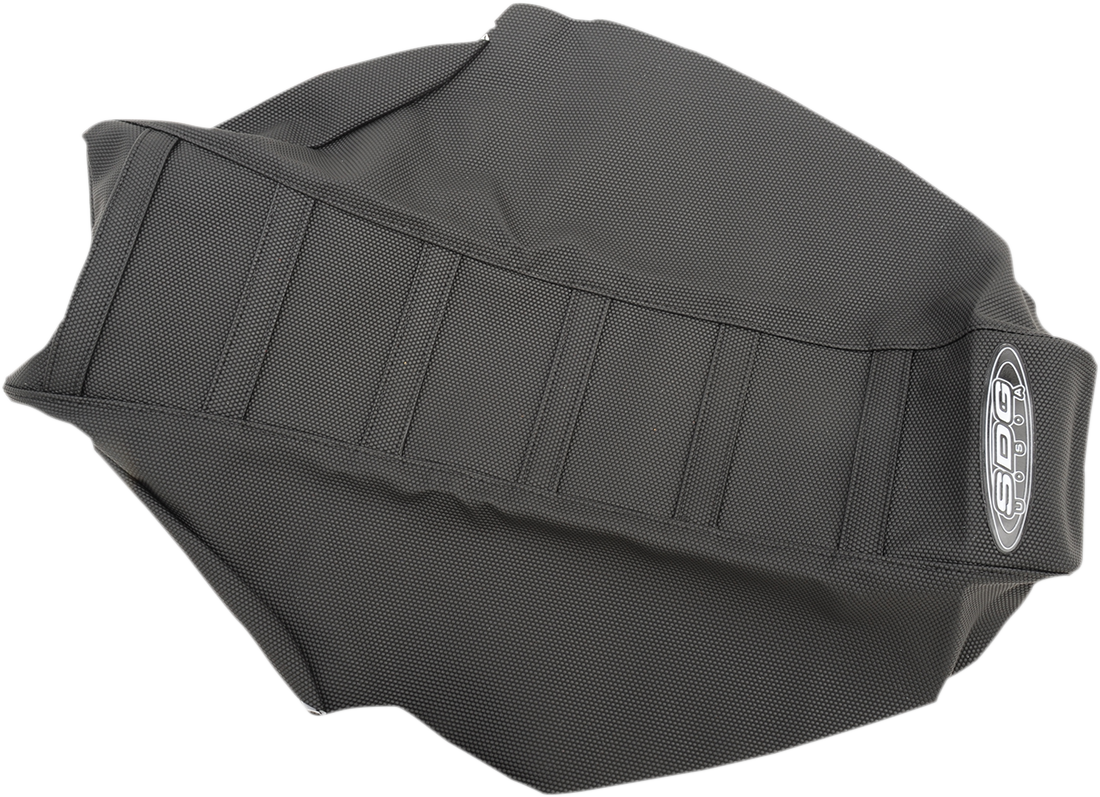 SDG 6-Ribbed Seat Cover - Black Ribs/Black Top/Black Sides 95938