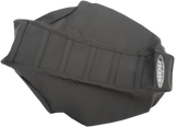 SDG 6-Ribbed Seat Cover - Black Ribs/Black Top/Black Sides 95938