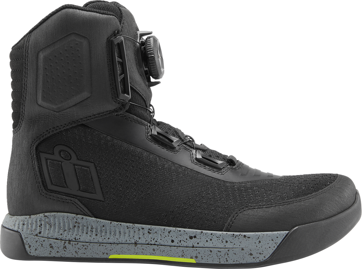 ICON Overlord™ Vented CE Boots - Black - Size 9.5 3403-1260