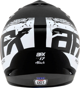 AFX FX-17Y Helmet - Attack - Matte Black/Silver - Small 0111-1399