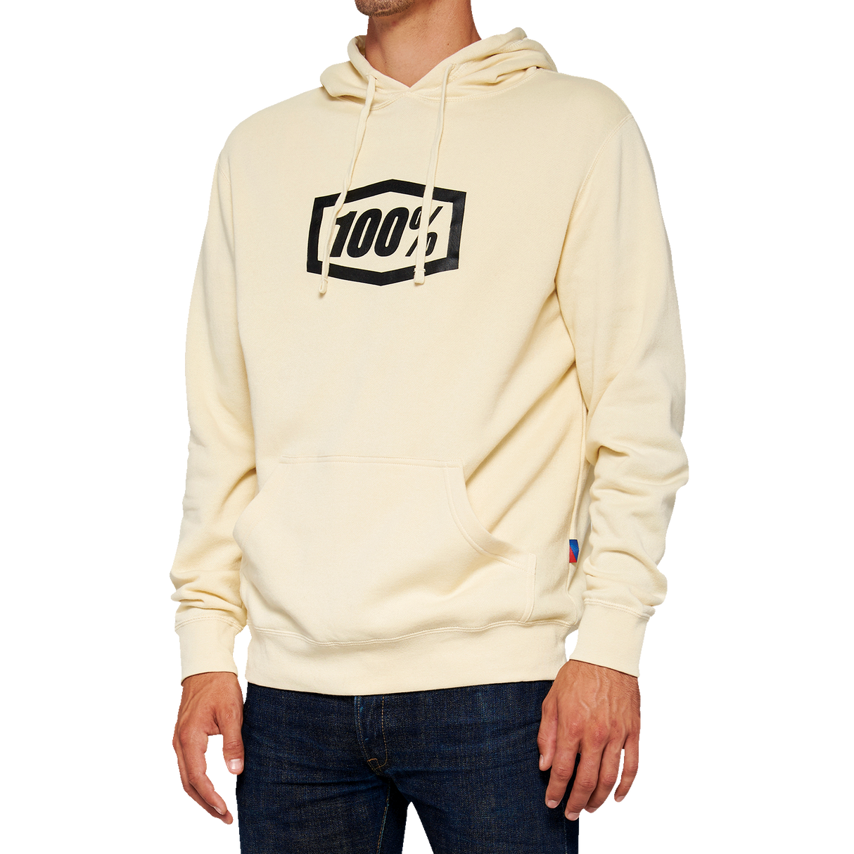 100% Icon Pullover Hoodie - Chalk - XL 20029-00008