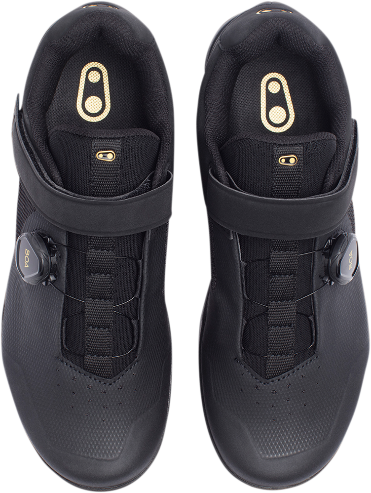 CRANKBROTHERS Mallet BOA® Shoes - Black/Gold - US 12 MAB01080A-12.0