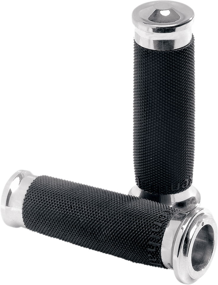 PERFORMANCE MACHINE (PM) Grips - Renthal Wrap - Chrome 0063-2020-CH