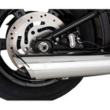VANCE & HINES Twin Slash Slip-On Muffler - Chrome - Softail 16750