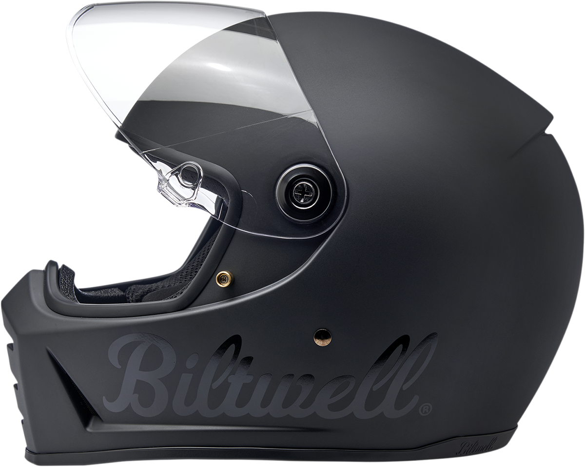 BILTWELL Lane Splitter Helmet - Flat Black Factory - Medium 1004-638-103