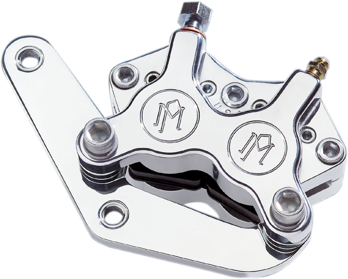 PERFORMANCE MACHINE (PM) Single Disc Caliper - Front - Polished 87-99 1219-0017P