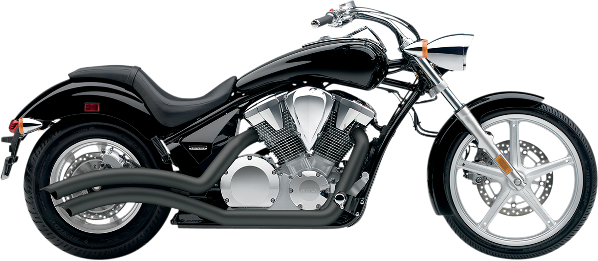 COBRA Speedster Swept Exhaust - Black - VT1300 1233B