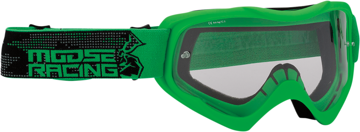 MOOSE RACING Qualifier Goggles - Agroid - Green 2601-2655